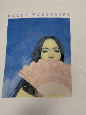 Kacey Musgraves Golden Hour Record Release White Tshirt Size Large